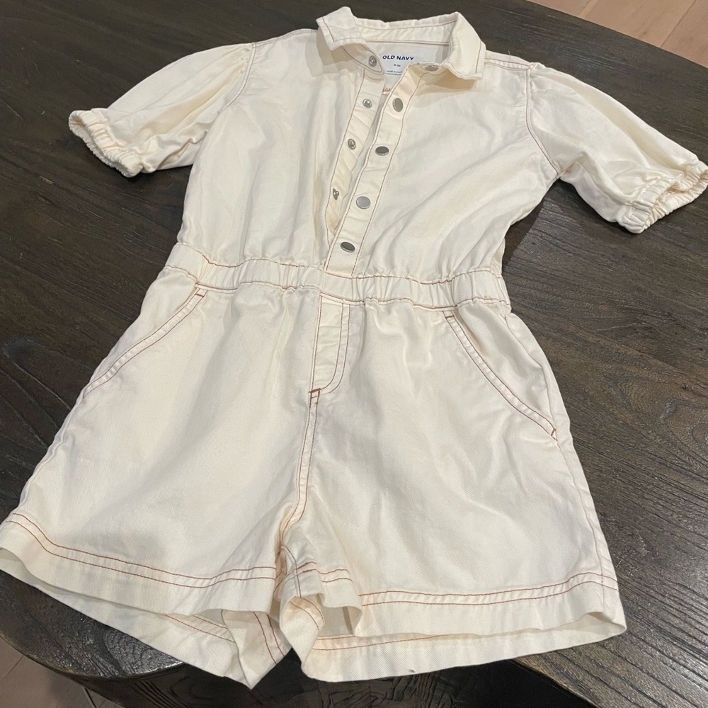 Old Navy Ivory Kids Romper